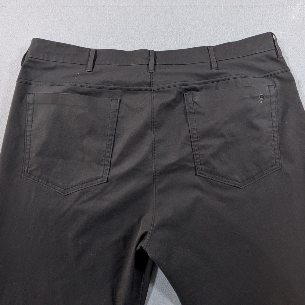Public Rec Workday Pants Mens 40/34 Black Straight Leg Polyester Trouser